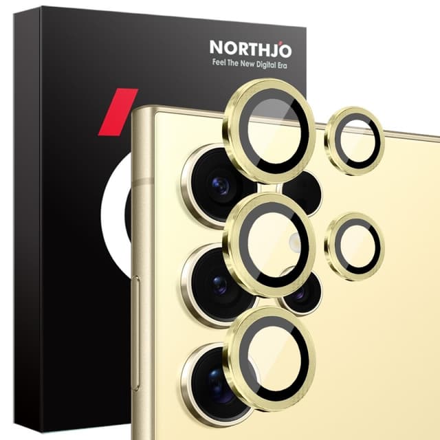 NORTHJO for Samsung Galaxy S25 Ultra Herdet Glass Kameralinsebeskytter