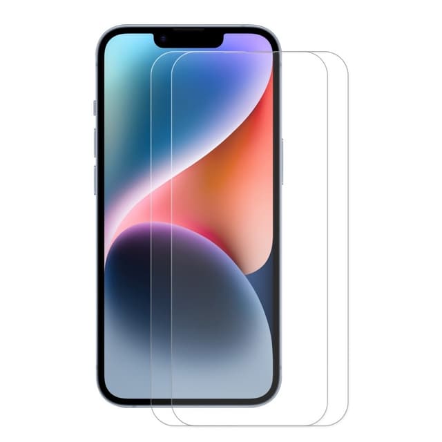 ENKAY 2stk herdet glass skjermbeskyttere til iPhone 16e Transparent