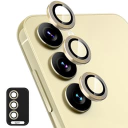 Til Samsung Galaxy S25+ Kameralinsebeskytter ENKAY Metalring Linsefilm