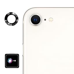 Til iPhone 16e Kameralinsebeskytter ENKAY Hat-Prince Metalring Linsefilm