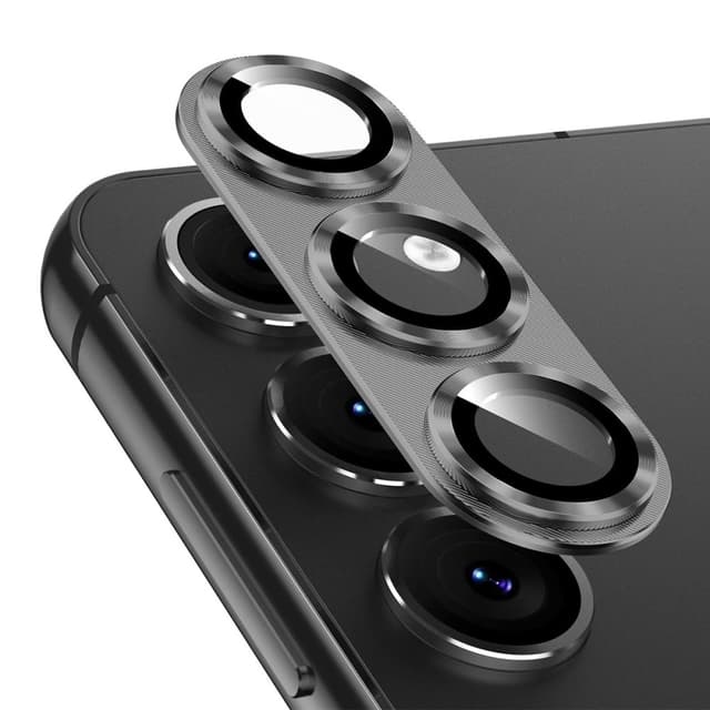 Til Samsung Galaxy S25+ Kameralinsebeskytter ENKAY Metalring Linsefilm