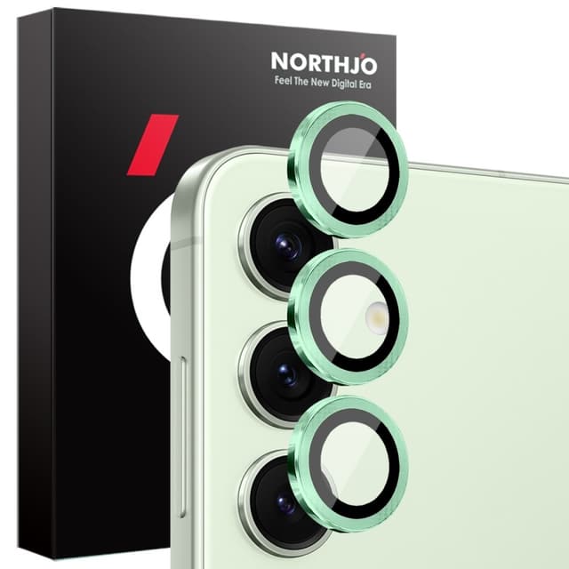 NORTHJO for Samsung Galaxy S25 Herdet Glass Kameralinsebeskytter