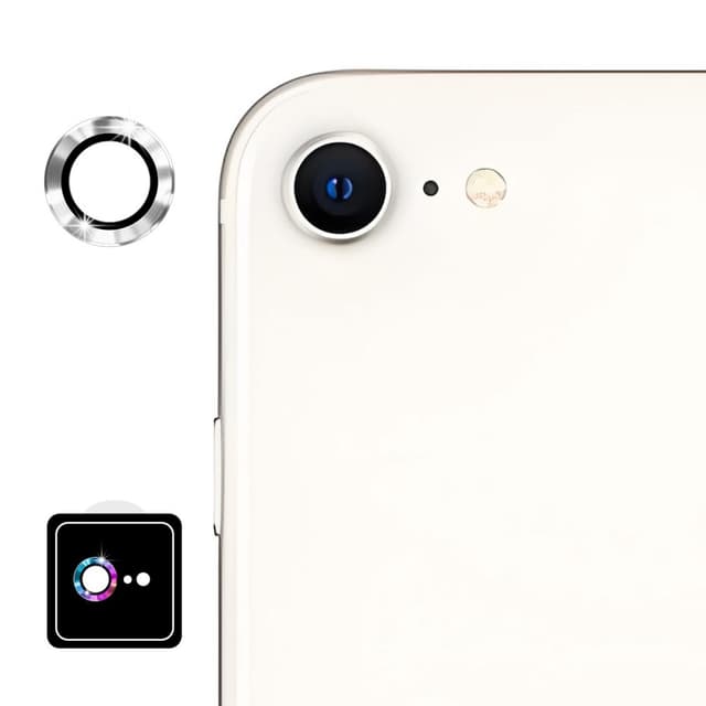 För iPhone 17e / 16e Kameralinsskydd ENKAY Hat-Prince Metallring Linsfilm