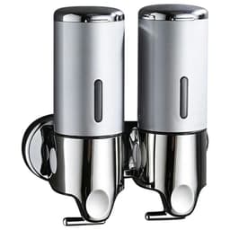 Tvålautomat i rostfritt stål 1000 ml Manuell Push Pump Schampo Body Wash