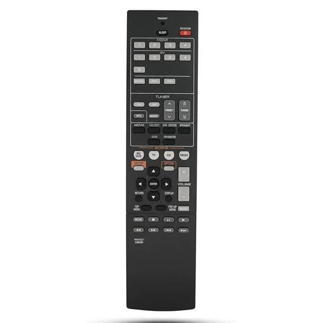 Udskiftning af fjernbetjening til RAV521 til Yamaha Audio/Video Receiver