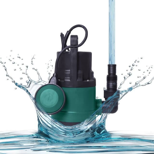 VONROC Dränkbar pump 400W – 8000L / h  | För smutsig och rent vatten