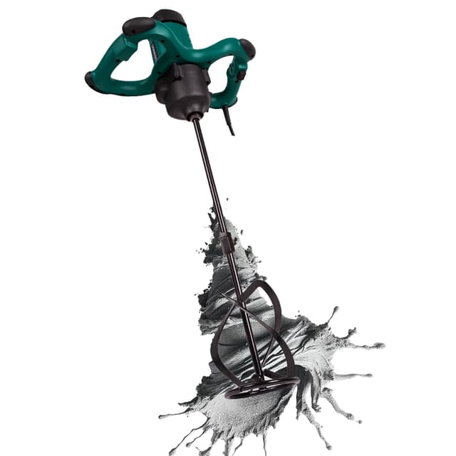 VONROC Mixer - 1800W - Røreværk - Maling og Cement | 2 gear og soft start | Inkl. Tilbehør