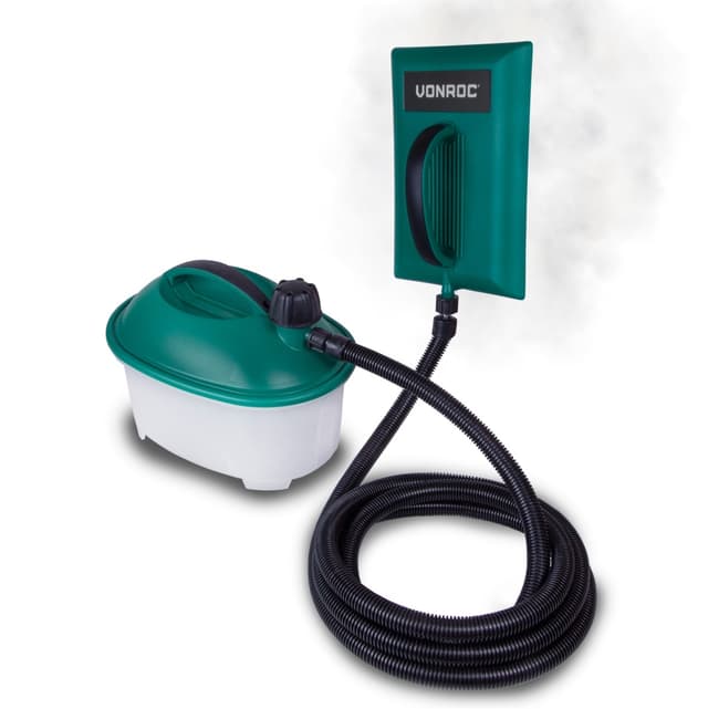VONROC Tapetbortagare 2000W – 4.5L med 3.5m slang