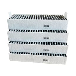 4-pak hættefiltre, kompatible med Bosch HEZ9VRCR0 17004805