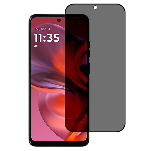 SKALO Motorola Moto G05 Yksityisyydensuojaus Näytönsuoja karkaistu lasi - Musta