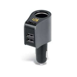 Forever biloplader, 3xUSB 3.1A, 12V-stik 10A