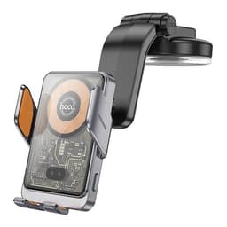 Hoco Bilholder Med Trådløs Opladning 15W HW8 - Sort