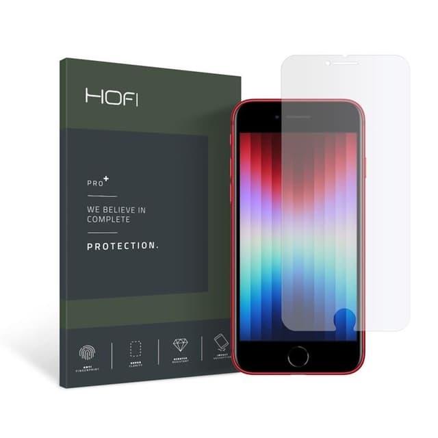 Hofi Pro Plus Härdat Glas Skärmskydd iPhone 7/8/SE (2020/2022) - Clear