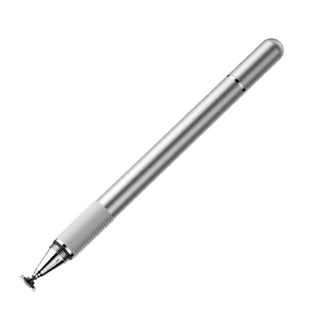 Baseus Golden Cudgel Dubbel Sidig Stylus Penna  - Silver