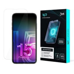 3MK iPhone 15 Pro Max  Plastfilm Skärmskydd Foil 1UP - Transparent
