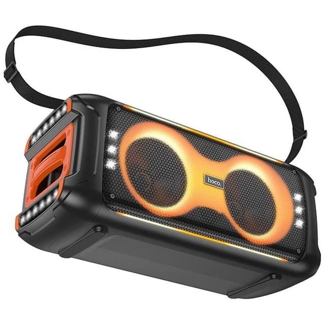 Hoco Trådlös Högtalare Med 2xTrådlösa Mikrofoner LED 60W (Karaoke Set) HA9