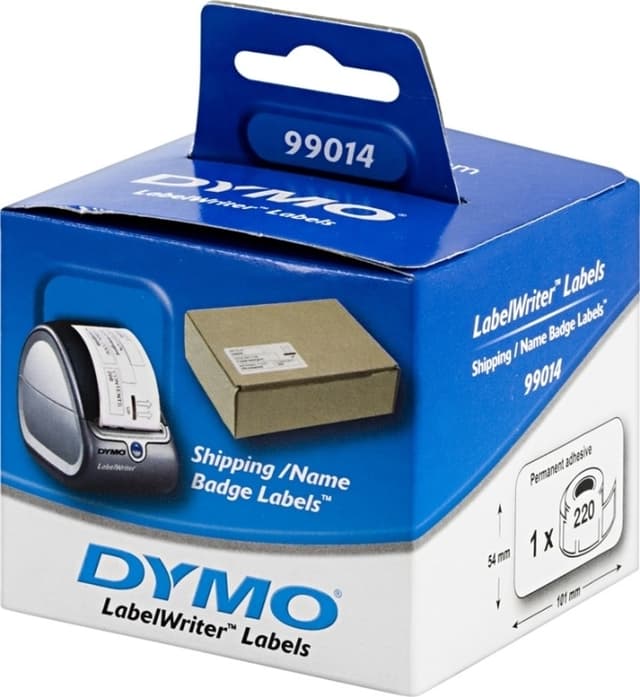 DYMO LabelWriter hvide fragt etiketter, 101x54 mm, 12-pack (2640stk.),