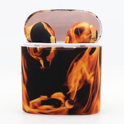 i7s Pods trådløse hodetelefoner med ladeetui, Flames of Fire