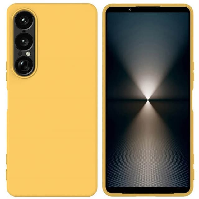 Liquid silikondeksel Sony Xperia 1 VII - Gul