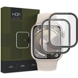 [2-Pack] Hofi Apple Watch 7/8/9 (45mm) Skärmskydd Hybrid Pro Plus