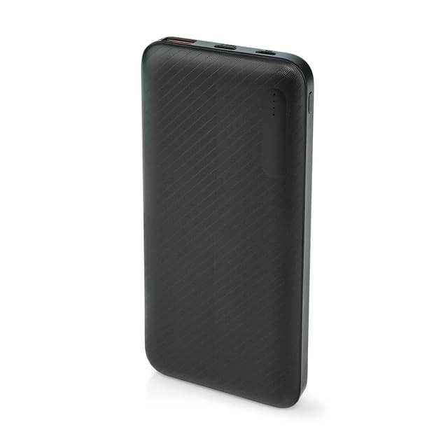 Nedis Power Bank | 10000 mAh | 1.5 / 2.0 / 3.0 A | Antall utganger: 2 | Utgangstilkobling: 1x USB-A / 1x USB-C™ | Inngangstilkobling: 1x Micro USB / 1x USB-C™ | PD2.0 18W | Lithium-Polymer