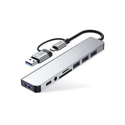 Tech-Protect HB06 9in1 Hub Adapter - Space Grå