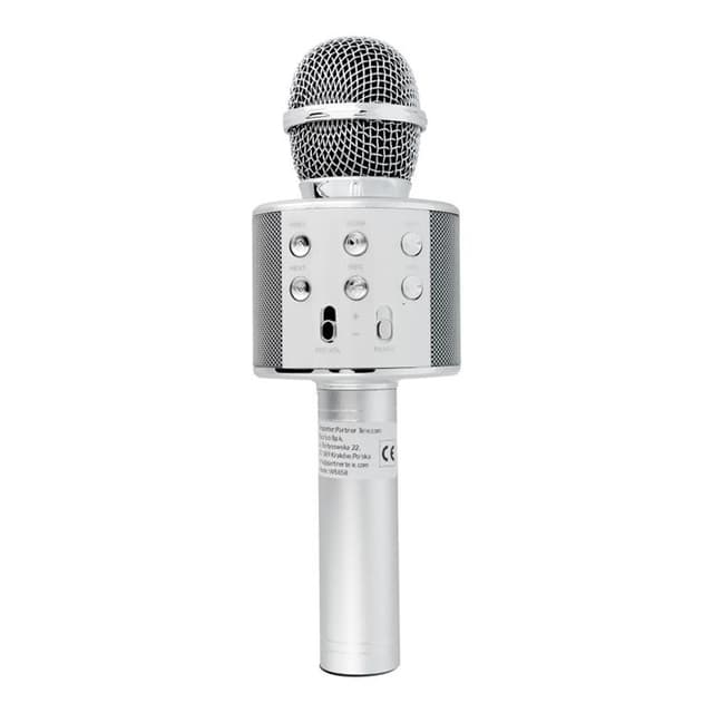 Multimedia Karaoke Mikrofon CR58S HQ - Silver