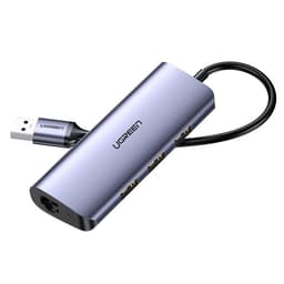 Ugreen Multifunctional Adapter HUB 3 x USB-C - Grå