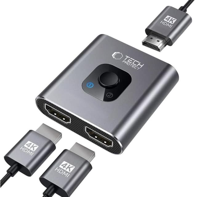 Tech-Protect HB07 2in1 Hub Adapter - Space Grå