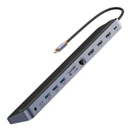 Baseus USB Hub 12in1 EliteJoy Gen2 - Grå