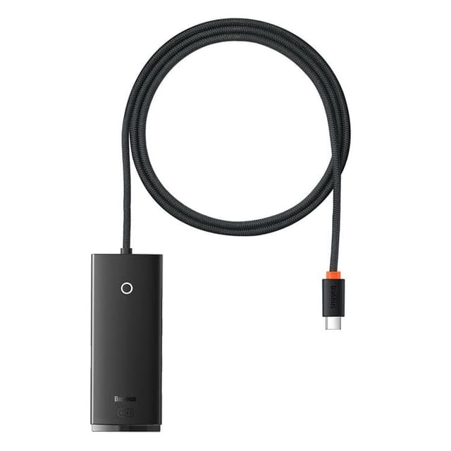 Baseus HUB USB-C 4x USB-A till USB-C Kabel 1m - Svart