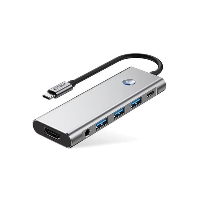 Tech-Protect HB04 9in1 Hub Adapter - Space Grå