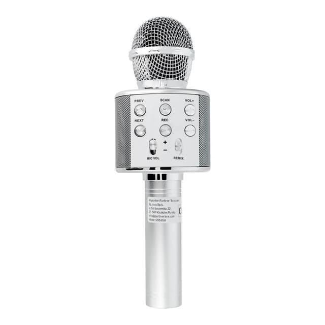 Multimedia Karaoke Mikrofon CR58 - Silver