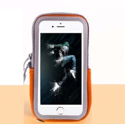 Universalt Sportarmband För Mobiler Upp Till 5.5 Tum - Orange