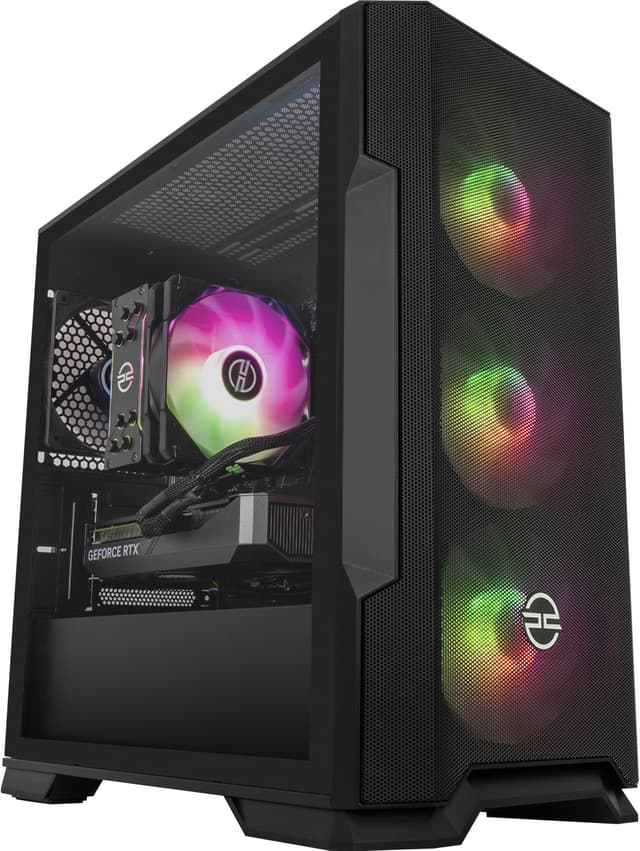 PCSpecialist Core 228 R5-7/16/1TB/5060 stationær gaming computer