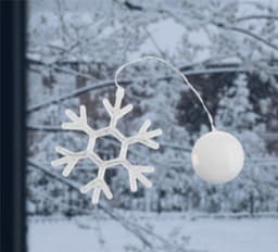 LED-lampe til julen, Snefnug