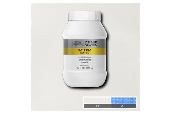 Galeria Akryl 1L Blanding hvit 415