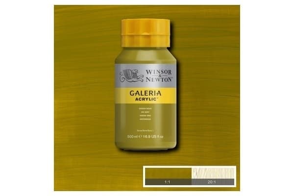 WINSOR Galeria Acrylic 500Ml Green Gold 294