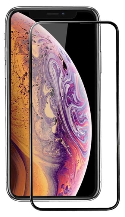 Mr Yes fulddækkende skærmbeskytter i hærdet glas til iPhone 12 Pro Max, sort