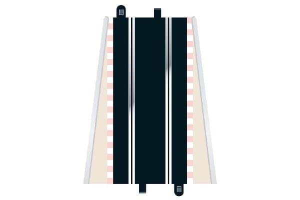 Scalextric 2 stk standard rettskinne 350 mm