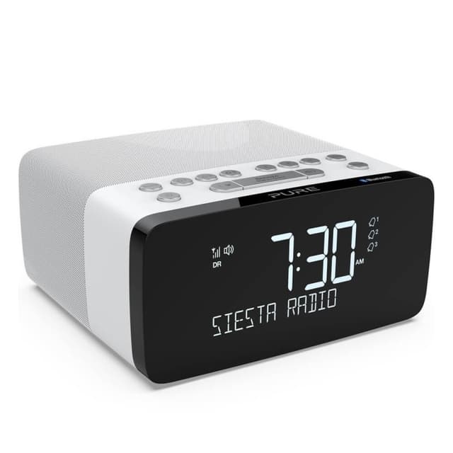Pure FM/DAB/DAB+/BT/Qi Siesta Charge Klokkeradio Polar