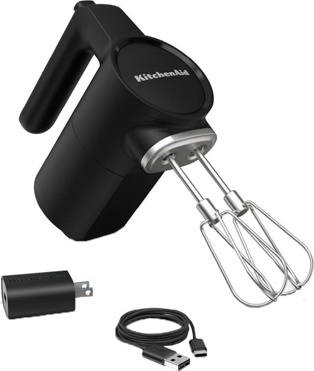 KitchenAid Go sladdlös handmixer 5KHMR700BM (svart)