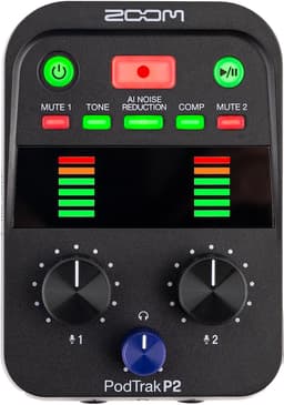 Zoom Podtrack P2 Dubbel USB-röstinspelare