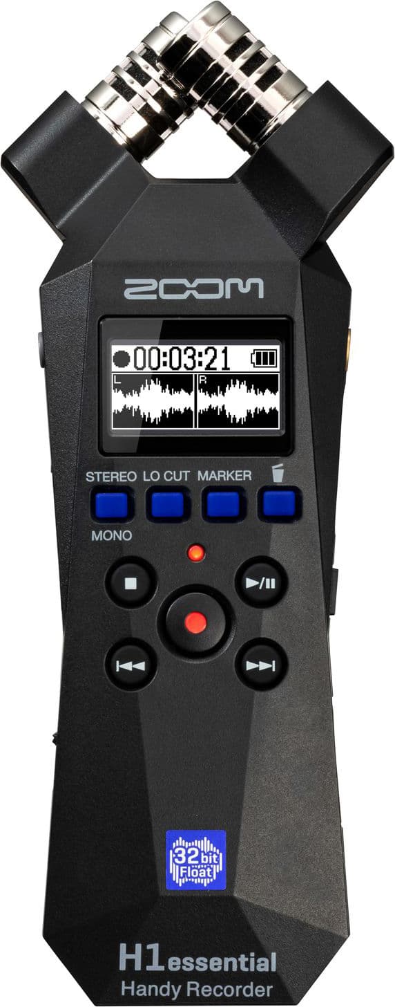 Zoom H1essential 32-bitars stereo ljudinspelare