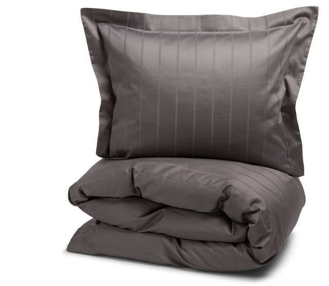 Bäddset 150x210 Liverpool Satin, Mörkgrå