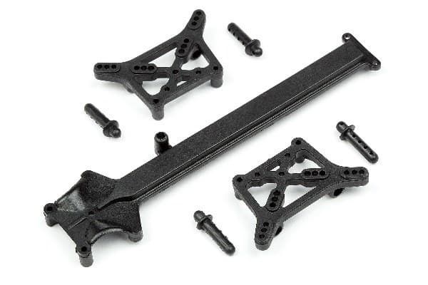 HPI Shock Tower/Body Post/Top Deck Set