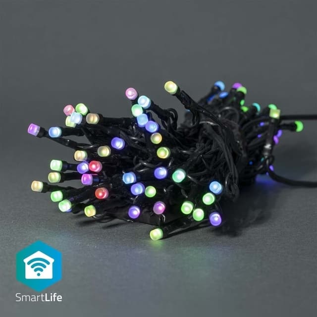 Nedis SmartLife Julbelysning | Sträng | Wi-Fi | RGB | 42 LED's