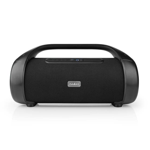 Nedis Bluetooth® Party Boombox | 9.5 timmar | 2.1 | 120 W | Uppspelning av media: AUX / USB | IPX5 | Synkroniseringsbar | Bärhandtag | Festljus | Svart