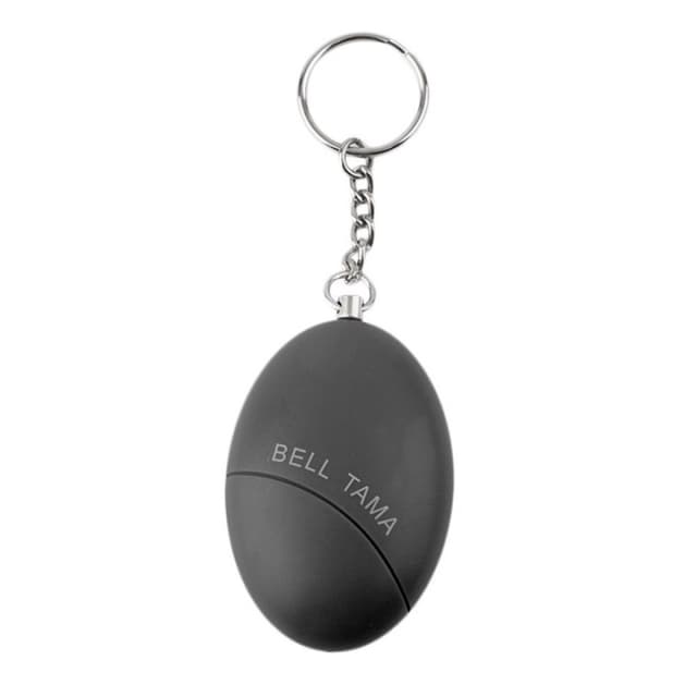 Overfallsalarm/personalarm, svart