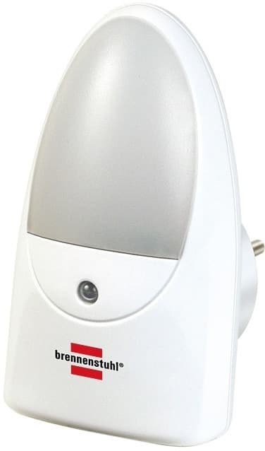 Brennenstuhl LED-natlampe med skumringssensor, 0,85W, 1lm, hvid
